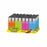 40 Clipper CP11RH Classic Flint Fluo Branded Refillable Lighters - CL1C103UKH